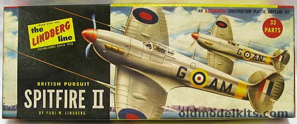 Lindberg 1/48 British Pursuit Spitfire II, 518-79 plastic model kit